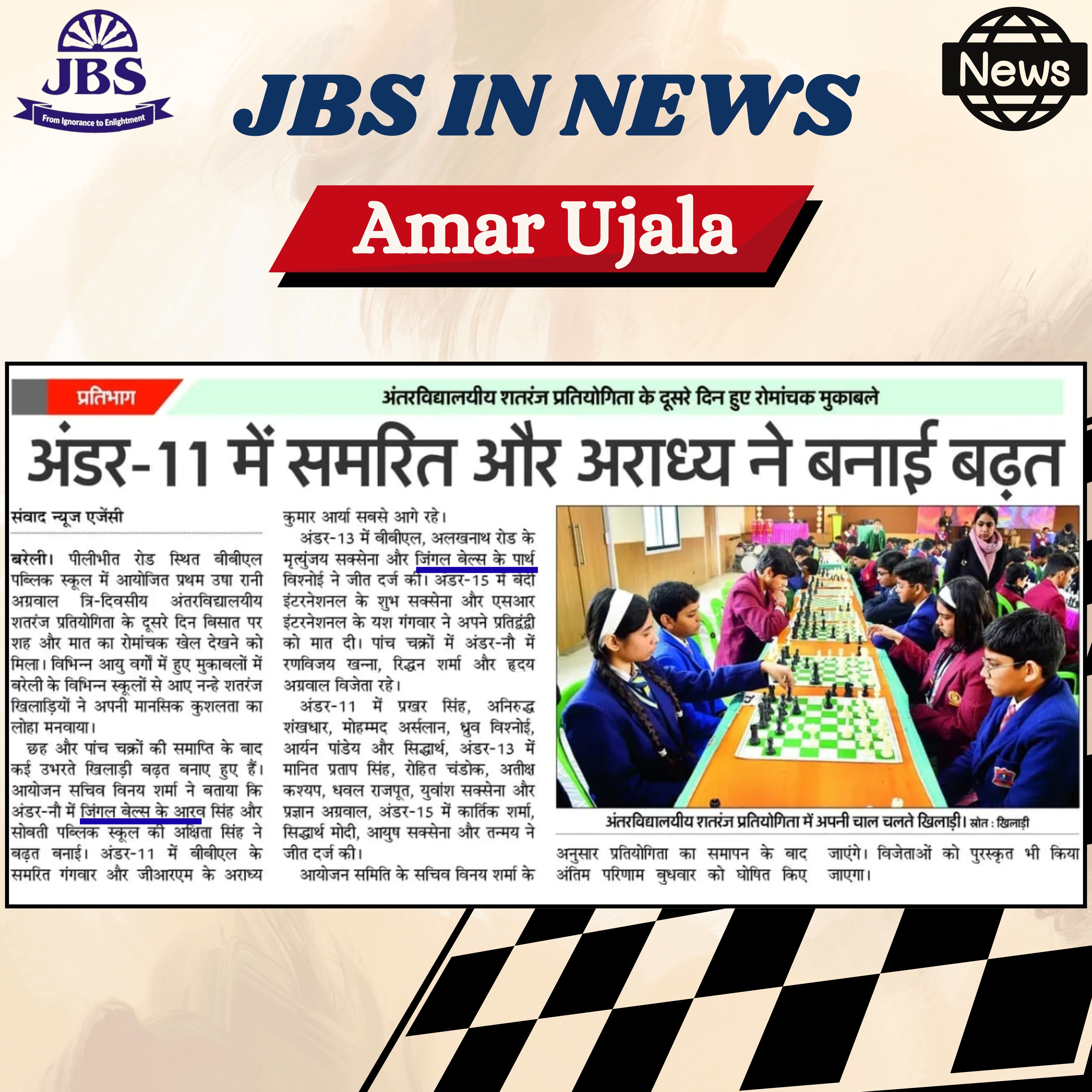 Interschool Chess Tournament...